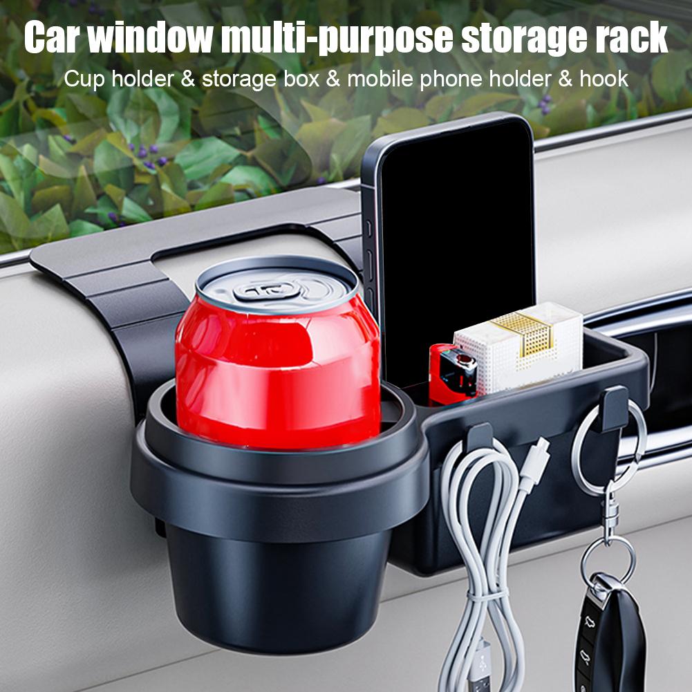 車のカップホルダーエキスパンダー車のアダプター調節可能な多機 - Phone Accessories Rack のレビューと価格