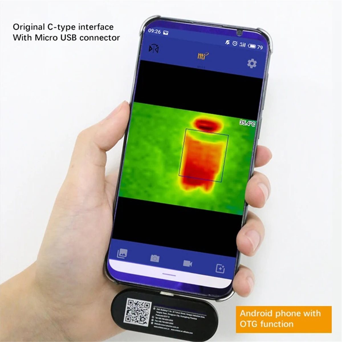 ダイナミックモバイルサーマルカメラ USB Type-C A - Phone Accessories Images のレビューと価格